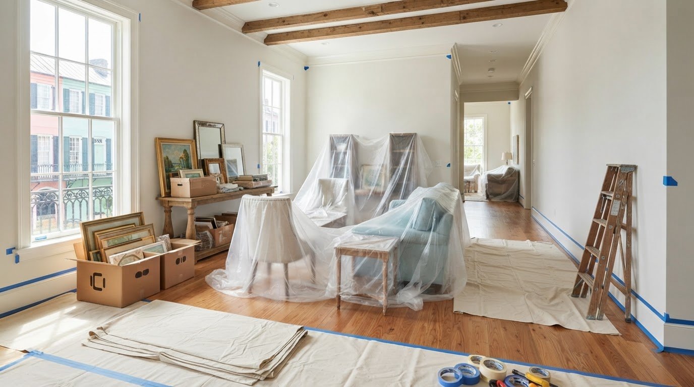 Moving Furniture for Painters: A Room-by-Room Prep Guide